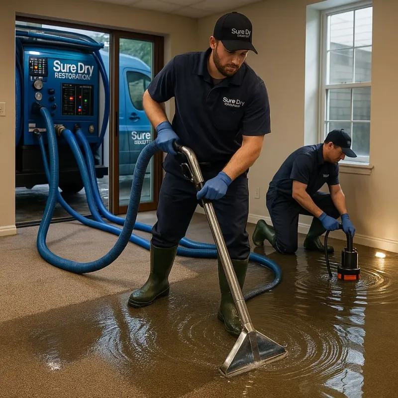 Water Extraction and Removal process in Ware Shoals, SC